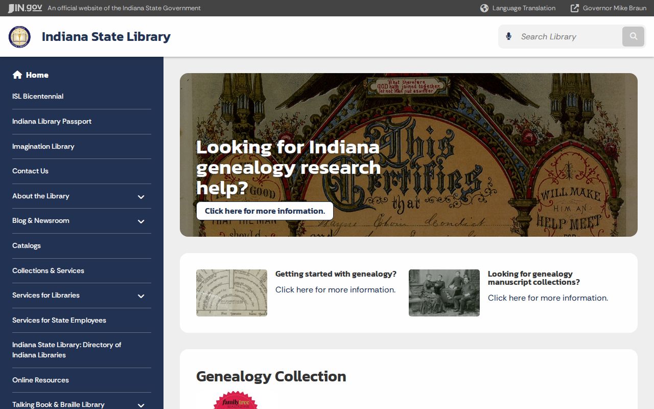 Indiana city directory research at the Indiana State Library Genealogy Collection